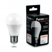 Лампа светодиодная Feron.PRO LB-1009 Шар E27 9W 4000K OSRAM LED