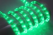 Дюралайт LED-DL-2W-100M-2M-240V-G- Flash (каждый 6-ой), зеленый,13мм, (2м)
