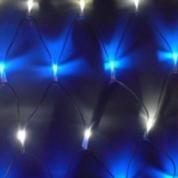 Светодиодная сетка, динамическая 2*1,0 м бело-синий   