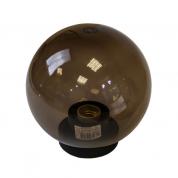 Плафон уличный шар НТУ 01-60-255 W60 D250мм в комплекте с основанием 145мм (дымчатый)