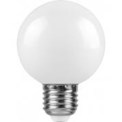 Лампа светодиодная LB-371 теплый белый шар E27 220В 3Вт