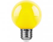 Лампа светодиодная LB-371 желтый шар E27 220В 3Вт	