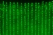 Занавес LED-XP-1344-230V Green Световой дождь 2,4х3,6м