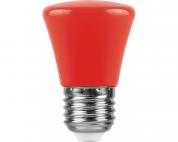 Лампа светодиодная LB-372 Красный колокольчик E27 220В 1Вт