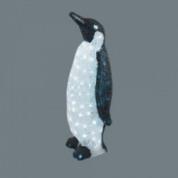 Светодиодная акриловая фигура Пингвин 60см