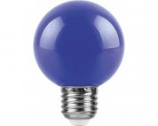 Лампа светодиодная LB-371 синий шар E27 220В 3Вт