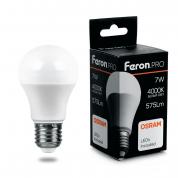 Лампа светодиодная Feron.PRO LB-1007 Шар E27 7W 2700K OSRAM LED