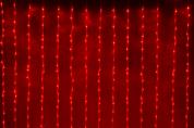 Занавес LED-XP-1344-230V RED Световой дождь 2,4х3,6м, 250Вт