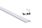 Гибкий профиль алюминиевый (анодированный) для светодиодной ленты до 12мм шириной. 18х5,7х2000мм.  1806 SWG