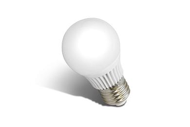 Светодиодная лампа с шарообразной колбой GL5.5-E27 5.5W (=40W ЛОН)