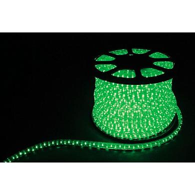 Дюралайт (световая нить) со светодиодами, 2W 100м 230V 36LED/м 13мм зеленый