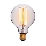 Винтажная лампа накаливания ES 95 G 40/60W 2200K E27 95х140мм (золотая/прозрачная) 220/240V
