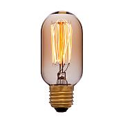 Винтажная лампа накаливания ES 45 T 40W 2200K E27 45x102мм (золотая) 240V
