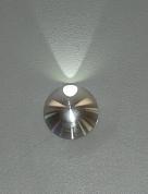 Встраиваемый светодиодный круглый светильник БРА FL55JJ-WW/CW AC 220V 1W IP54 3500-5000K (диаметр-60мм)