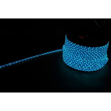 Дюралайт (световая нить) со светодиодами, 5W 50м 230V 144LED/м 11х30мм синий