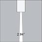 Архитектурный светодиодный светильник (лучевик) 1000-B2 (черыре узких луча) 4х3W 4000K IP54 180,8x180,8мм
