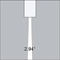 Архитектурный светодиодный светильник (лучевик) 1001-B2 (один широкий, один узкий луч) 2х3W 4000K IP54 96.5x155,4мм