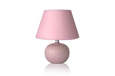Настольная лампа AT09360 Е14 "Шар" розовая