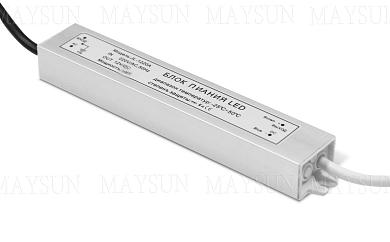 Блок питания MS-12030 DC12V 30W IP66 217x28.5x20мм (герметичный)