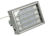 Промышленный светодиодный светильник NL-FL 24-55 45D 55W угол 45° AC220V IP65 7000Lm 265x195x70мм (=700W Лон)