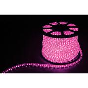Дюралайт (световая нить) со светодиодами, 2W 100м 230V 36LED/м 13мм розовый