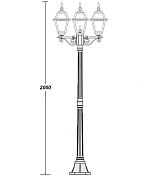 Садово-парковый светильник серии Faro lgG 91108 lgG B