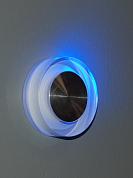 Встраиваемый светодиодный круглый светильник БРА FL55SH-RD AC 220V 1W IP54 3500-5000K (диаметр-55мм)