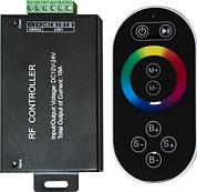 Контроллер для светодиодной RGB продукции c П/У LD55(черный) 18A DC12-24V 137x137мм